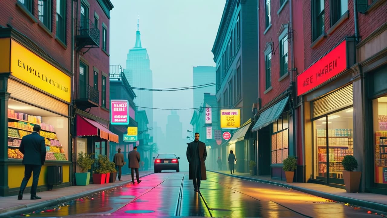  a vibrant gta cityscape featuring hidden anime collectibles and action figures, with colorful storefronts, busy streets, and iconic landmarks, highlighting detailed characters in unique poses, enticing viewers to explore the urban treasure hunt. hyperrealistic, full body, detailed clothing, highly detailed, cinematic lighting, stunningly beautiful, intricate, sharp focus, f/1. 8, 85mm, (centered image composition), (professionally color graded), ((bright soft diffused light)), volumetric fog, trending on instagram, trending on tumblr, HDR 4K, 8K