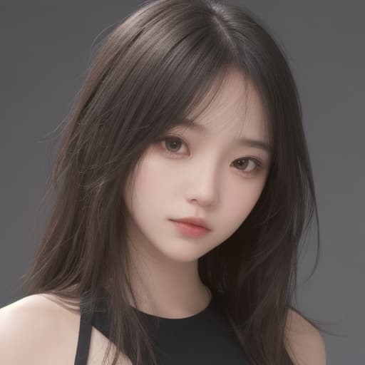  girl, best quality, solo, headshot, simple background