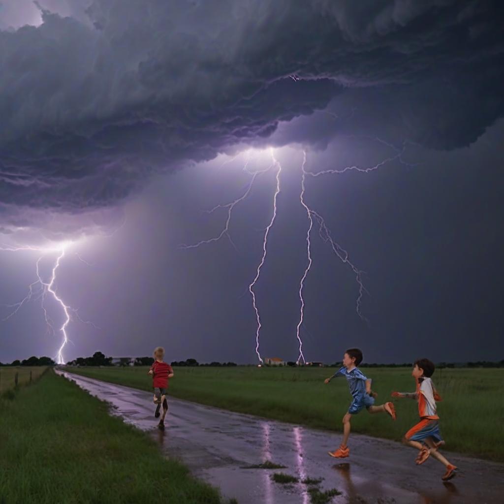  lightning kills boys running from thunderstorms.