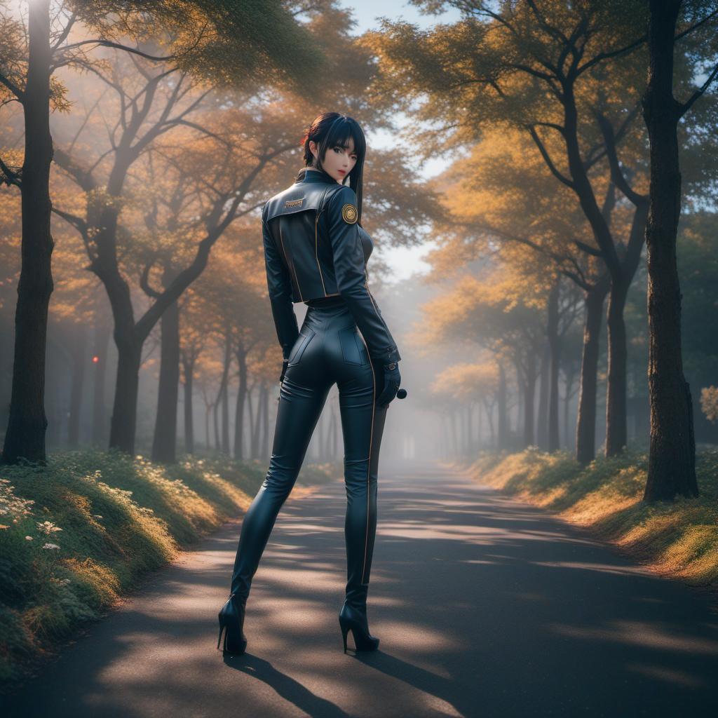  , , , ((anime)) hyperrealistic, full body, detailed clothing, highly detailed, cinematic lighting, stunningly beautiful, intricate, sharp focus, f/1. 8, 85mm, (centered image composition), (professionally color graded), ((bright soft diffused light)), volumetric fog, trending on instagram, trending on tumblr, HDR 4K, 8K