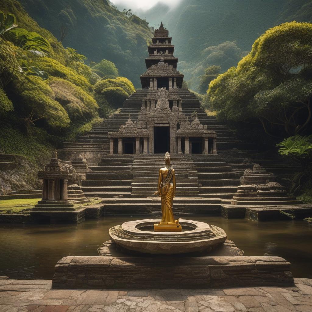  como.se ve la ciudad perdida de atlantis hyperrealistic, full body, detailed clothing, highly detailed, cinematic lighting, stunningly beautiful, intricate, sharp focus, f/1. 8, 85mm, (centered image composition), (professionally color graded), ((bright soft diffused light)), volumetric fog, trending on instagram, trending on tumblr, HDR 4K, 8K