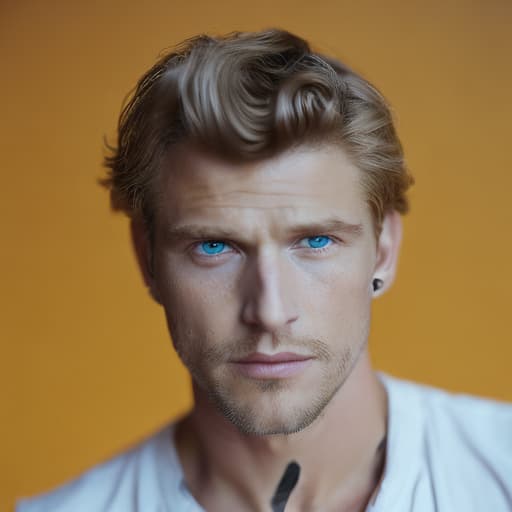 portrait+ style history movie actor blonde hunk dude face