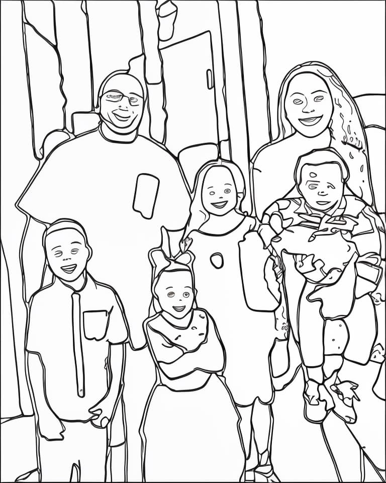  (((kid friendly coloring book))), (((bold and simple lines))), smooth and clean outlines, clear and simple facial features, minimal shading, cute expressions, smooth contours, clear shapes, crisp and bold outlines, soft colors, warm and friendly atmosphere, polished cartoon like look, minimal details, simple shapes, no background distractions, soft and approachable style