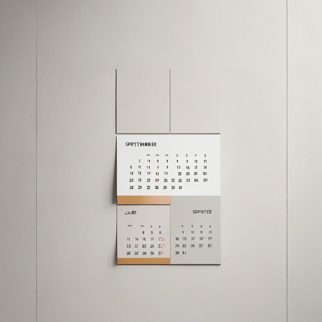  minimalism, close up photo of ‘3 september’ calendar on a plain painted matte wall, light style, dramatic light, realism, awwward photo, awwward composition, contrasting composition, ultra realism, realism, high detail, minimalism, neatness, abstract, simple geometic shapes, hard edges, sleek contours, minimalism