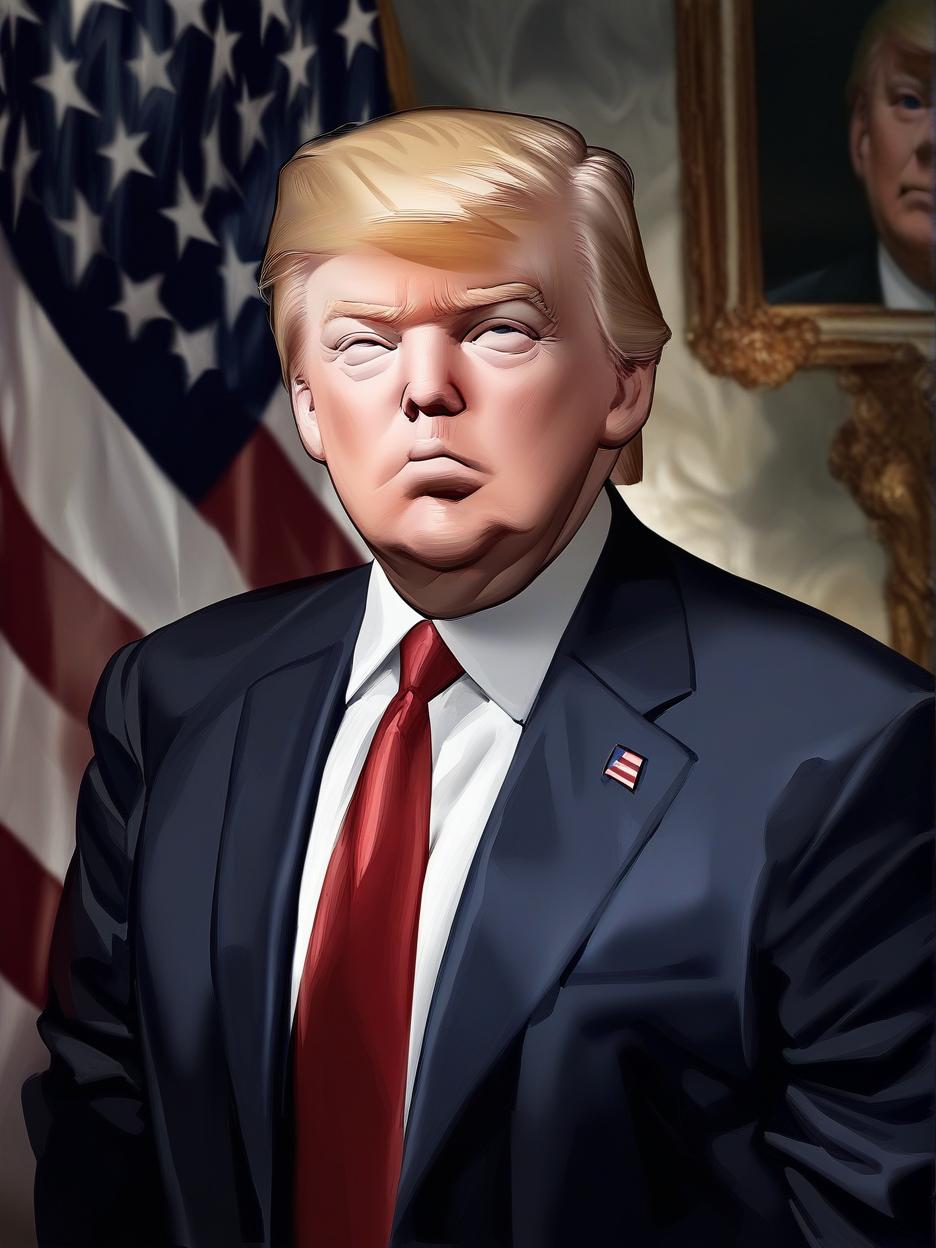  most similar image to donald trump in image . best quality, high resolution