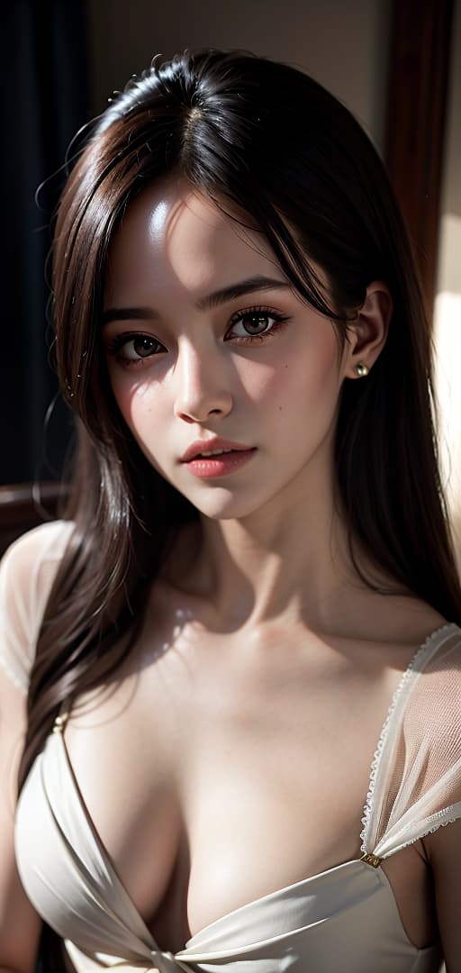  Best quality, masterpiece, ultra high res, (photorealistic:1.4), raw photo, (detail face:1.3), (realistic skin), deep shadow, dramatic lighting, pretty, elegant, feminine, graceful, charming, ladylike, stunning, radiant, alluring, sophisticated, glamorous, enchanting, lovely, attractive, stylish, chic, fashionable, poised, delicate, exquisite, deep shadow, dramatic lighting, portrait, portrait size, unedited, symmetrical balance