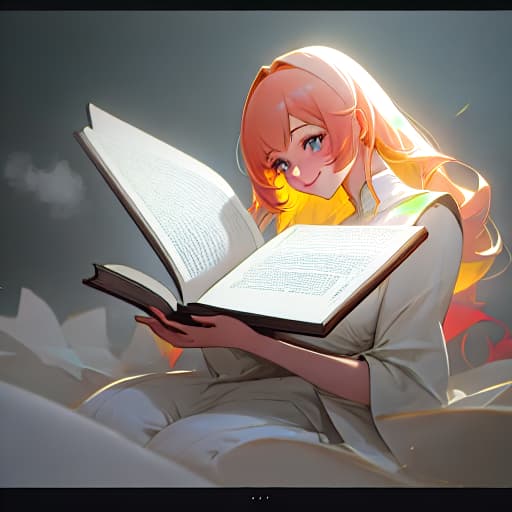  (Girl writing in a book smiling ), anime, highly detailed, 4k, high quality, trending on art station hyperrealistic, full body, detailed clothing, highly detailed, cinematic lighting, stunningly beautiful, intricate, sharp focus, f/1. 8, 85mm, (centered image composition), (professionally color graded), ((bright soft diffused light)), volumetric fog, trending on instagram, trending on tumblr, HDR 4K, 8K