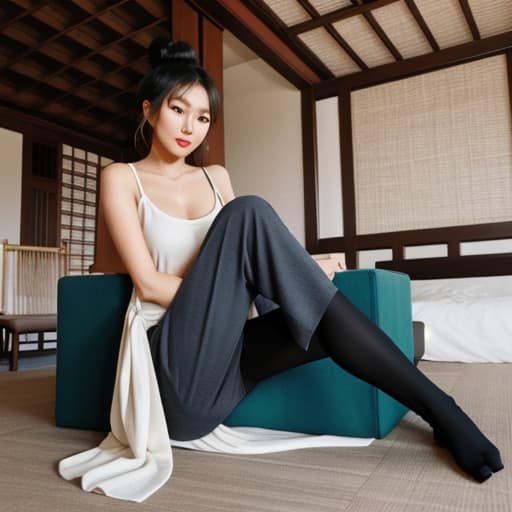  full body ity,,undress,ity,no pants,no pants,(interior decorator:1.2), kimberly ito, (2 old:1.1), (slim body:1.2), huge s, large , brown eyes, hairbun hair, elegant, approachable style, (full body:1.3), , traditional asian aesthetics, modern pop culture flair, kimberly is an extrovert, with an outgoing personality that scores a 3 out of 5. she is situationally emotionally connected, also scoring a 3 out of 5. she has a medium drive and is adventurous, intelligent and vint., geocaching, cooking, rock climbing, chess, learning a new language, realistic kimberly is a curvy, attractive 2 old with large brown eyes that hold a mischievous glint. her occupation as an interior decorator complements her vin hyperrealistic, full body, detailed clothing, highly detailed, cinematic lighting, stunningly beautiful, intricate, sharp focus, f/1. 8, 85mm, (centered image composition), (professionally color graded), ((bright soft diffused light)), volumetric fog, trending on instagram, trending on tumblr, HDR 4K, 8K