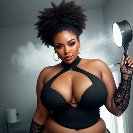  , chubby, pretty black woman opening her to show her and her hole hyperrealistic, full body, detailed clothing, highly detailed, cinematic lighting, stunningly beautiful, intricate, sharp focus, f/1. 8, 85mm, (centered image composition), (professionally color graded), ((bright soft diffused light)), volumetric fog, trending on instagram, trending on tumblr, HDR 4K, 8K