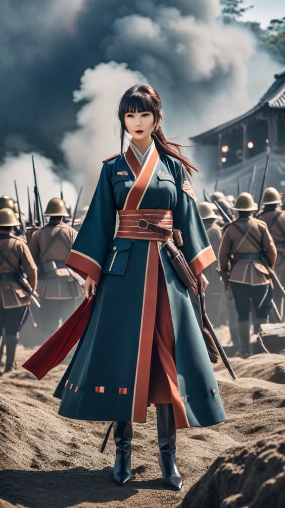  anime art: yamamoto's zanka no tachi facing the quincy army's strategic defenses and sheer numbers. hyperrealistic, full body, detailed clothing, highly detailed, cinematic lighting, stunningly beautiful, intricate, sharp focus, f/1. 8, 85mm, (centered image composition), (professionally color graded), ((bright soft diffused light)), volumetric fog, trending on instagram, trending on tumblr, HDR 4K, 8K