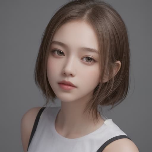  girl, best quality, solo, headshot, simple background