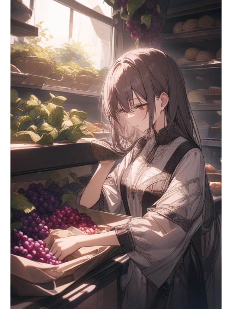  eat grapes reaper, open your mouth, eat with grapes in your hands, masterpiece, best quality,8k,ultra detailed,high resolution,an extremely delicate and beautiful,hyper detail