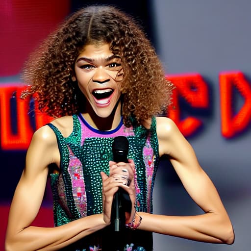  Zendaya Coleman Screamed with pleasure, her body pushes back and forth, and Jenny continues to move her fingers inside her.