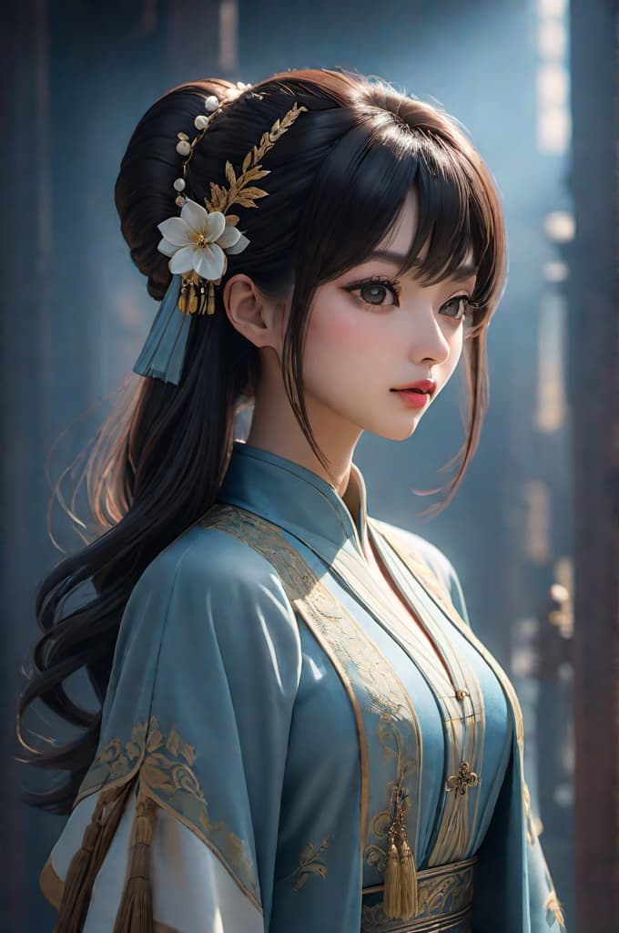   asian  hyperrealistic, full body, detailed clothing, highly detailed, cinematic lighting, stunningly beautiful, intricate, sharp focus, f/1. 8, 85mm, (centered image composition), (professionally color graded), ((bright soft diffused light)), volumetric fog, trending on instagram, trending on tumblr, HDR 4K, 8K