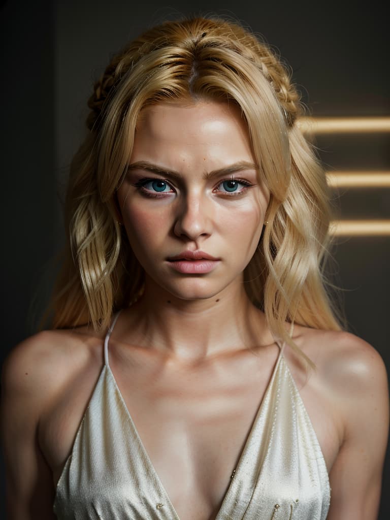  super saiyan, blonde, upset hair, young and beautiful woman, jedi, masterpiece, best quality,8k,ultra detailed,high resolution,an extremely delicate and beautiful,hyper detail