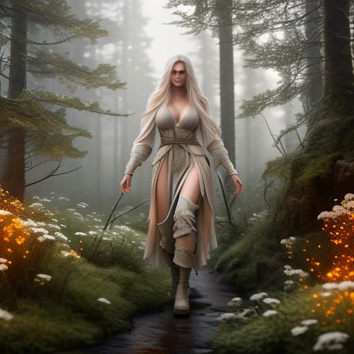  (dark shot:1.1), epic realistic, the picture of butter, the girl with long russian hair, is halfway through, bosom, on the forest floor, night (under the legs, blond flowers) (cross the sky),, faded, (neutral colors:1.2), (hdr:1.4), (muted colors:1.2), hyperdetailed, (artstation:1.4), cinematic, warm lights, dramatic light, (intricate details:1.1), complex background, (rutkowski:0.66), (teal and orange:0.4) hyperrealistic, full body, detailed clothing, highly detailed, cinematic lighting, stunningly beautiful, intricate, sharp focus, f/1. 8, 85mm, (centered image composition), (professionally color graded), ((bright soft diffused light)), volumetric fog, trending on instagram, trending on tumblr, HDR 4K, 8K