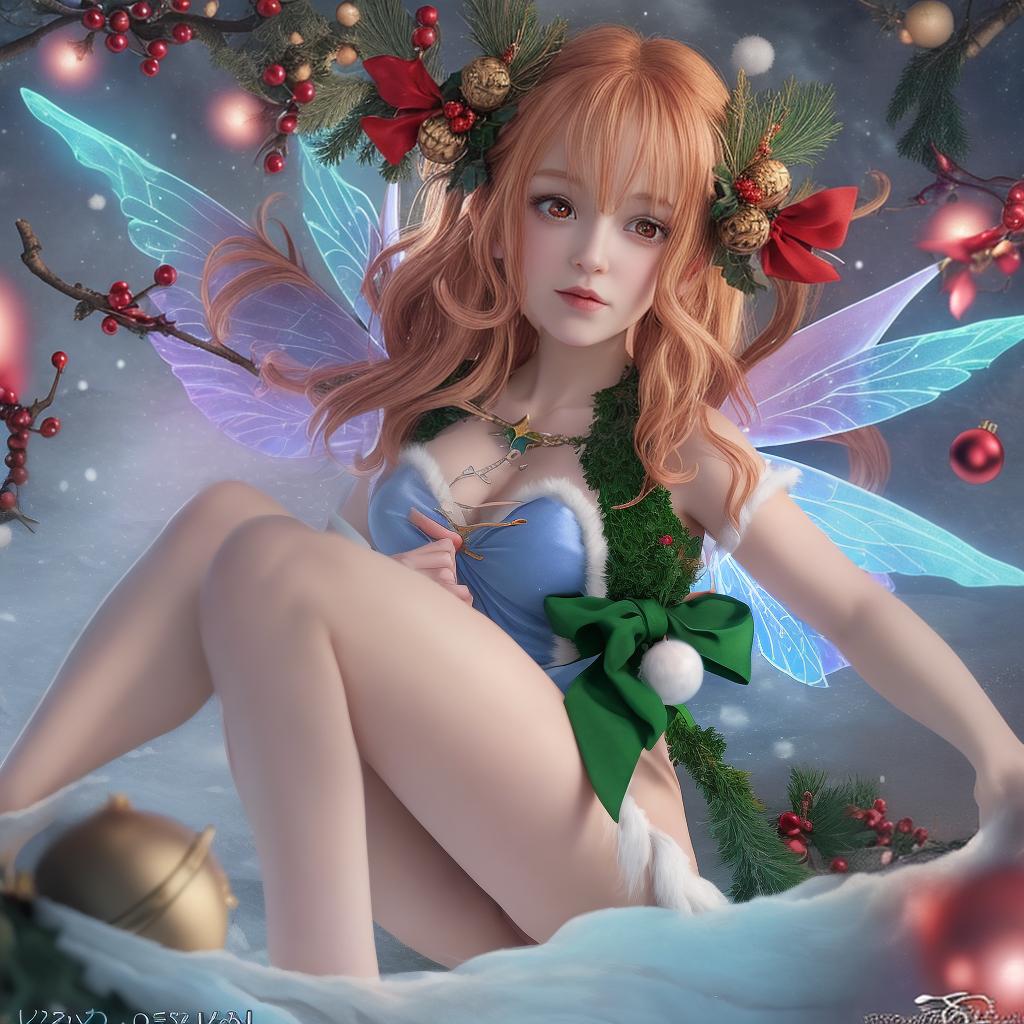  yule fairy anime style 8k