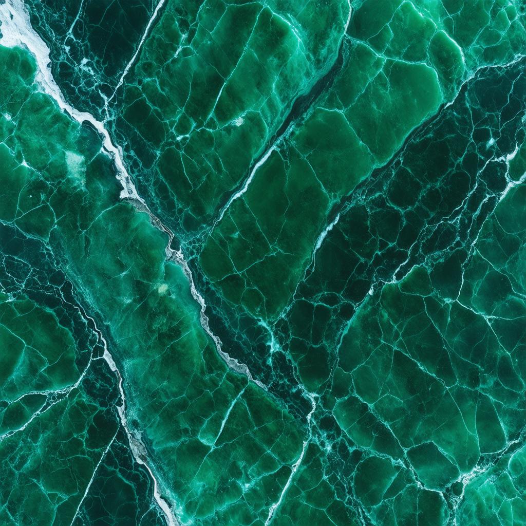  professional detailed photography, emerald marble texture, silver and white veins, wallpaper, background, (muted colors, dim colors, soothing tones), (vsco:0.3)