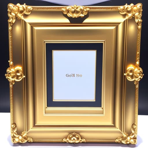  Gold picture frame