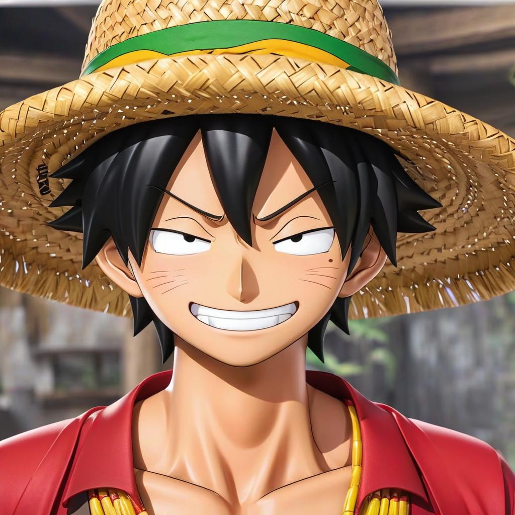  straw hat luffy getting his straw hat, award winning, professional, highly detailed, masterpiece