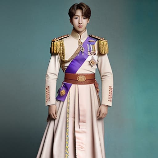  create a chonguk from bts as the crown prince of spain in the 17th century