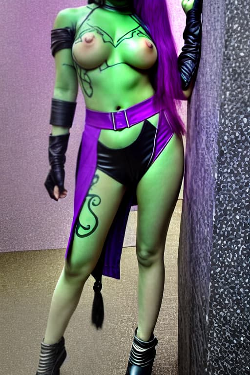  Jennie Kim as Gamora, full body