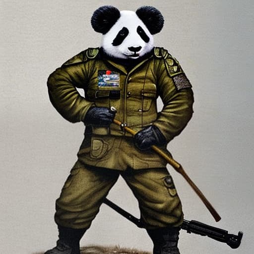  Soldier panda