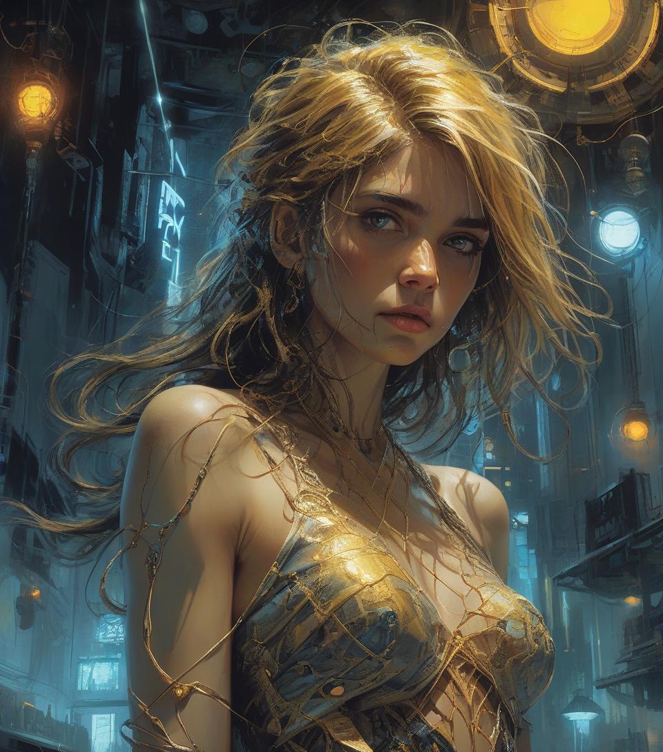  artwork, hyper realistic surreal and fantastic composition perfect and dynamic digital painting, portrait of anna sawai, messy hair, black light atmosphere, style jose royo, boris vallejo, carne griffiths, wadim kashin, harrison fisher, brian froud and jeremy mann, epic setting, black light show, varying styles of steadman, hanuka, klimt, bell, hobbie, newton, greg rutkowski, atmospheric, artstation trend, artgerm, deviant art, octane, masterpiece, complex art, details intricate, matte painting movie poster, golden ratio, trending on cgsociety, incredibly detailed and incredibly beautiful