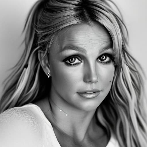 portrait+ style Britney Spears queer face