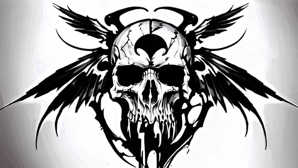  chevrolet camaro skull and raven, (tattoo sketch:1.25)