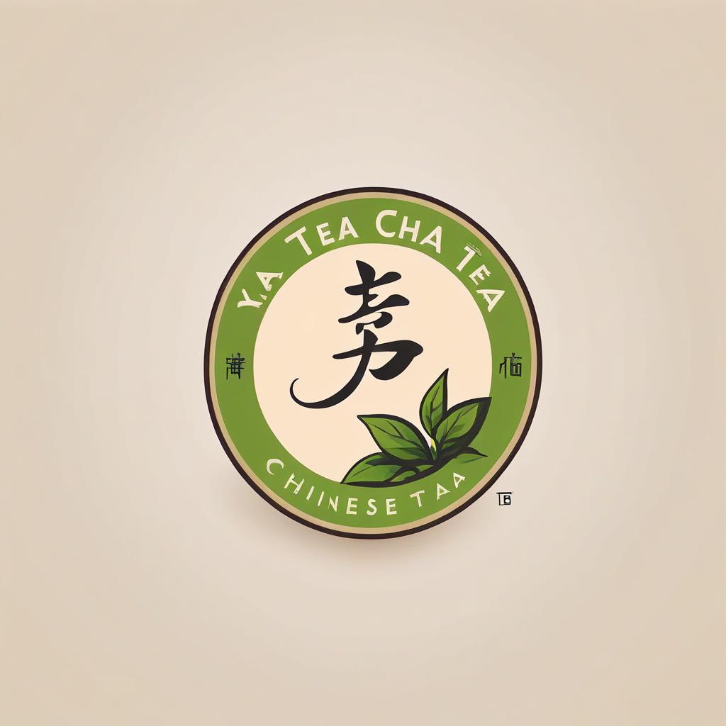  minimalist style draw a logo for chinese tea "yalta chai" . simple, clean, uncluttered, modern, elegant