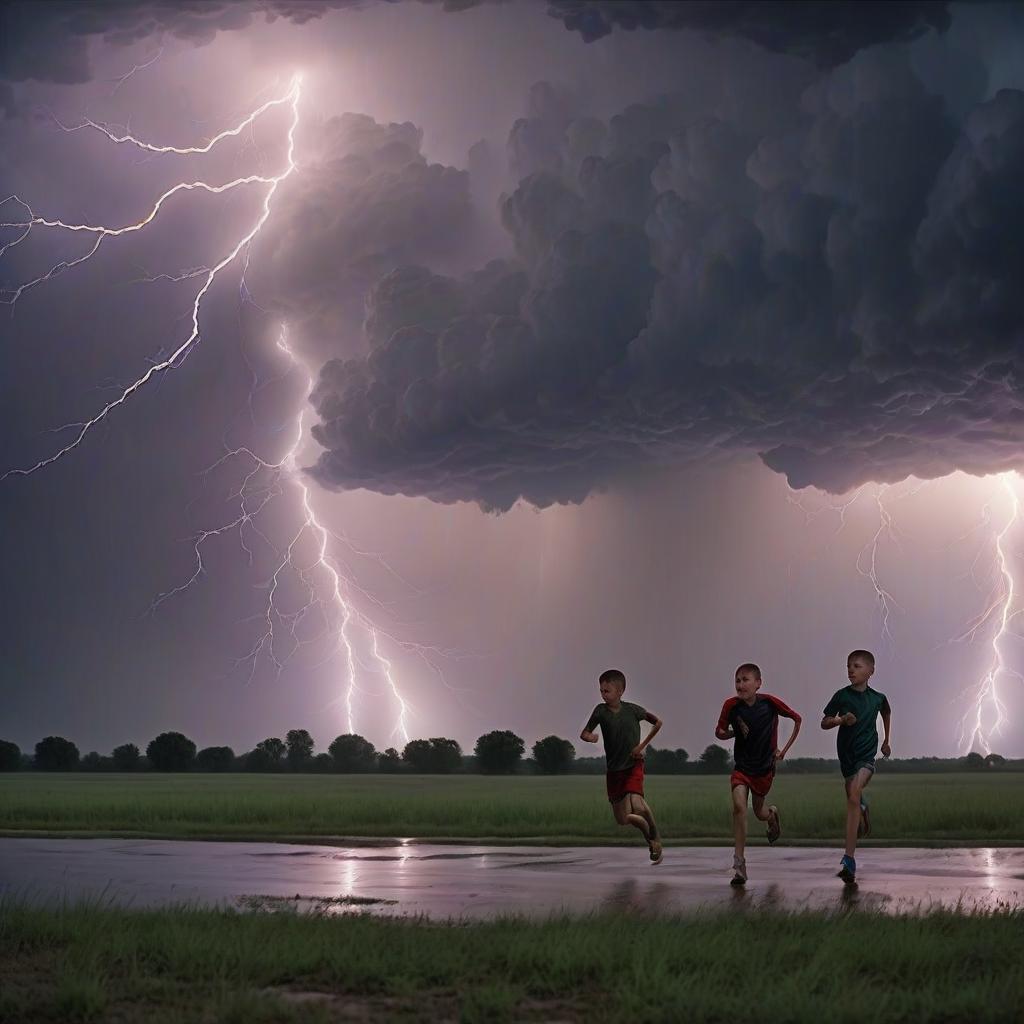  lightning kills boys running from thunderstorms.