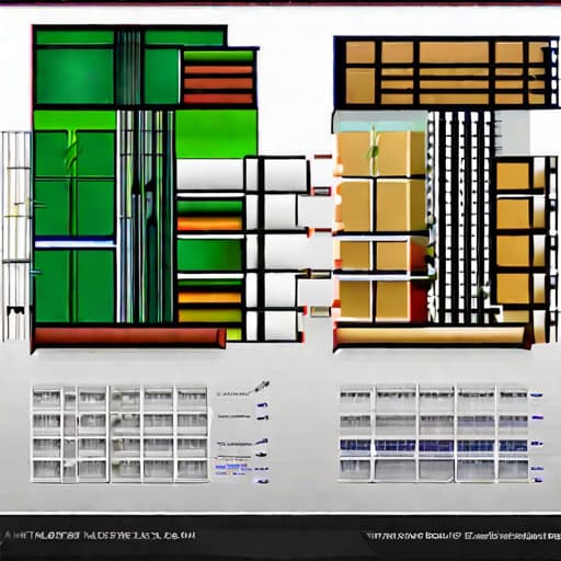  modern small house ((floor plan))