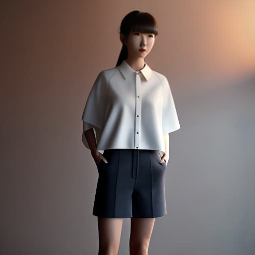 redshift style Japanese elementary school student hyperrealistic, full body, detailed clothing, highly detailed, cinematic lighting, stunningly beautiful, intricate, sharp focus, f/1. 8, 85mm, (centered image composition), (professionally color graded), ((bright soft diffused light)), volumetric fog, trending on instagram, trending on tumblr, HDR 4K, 8K