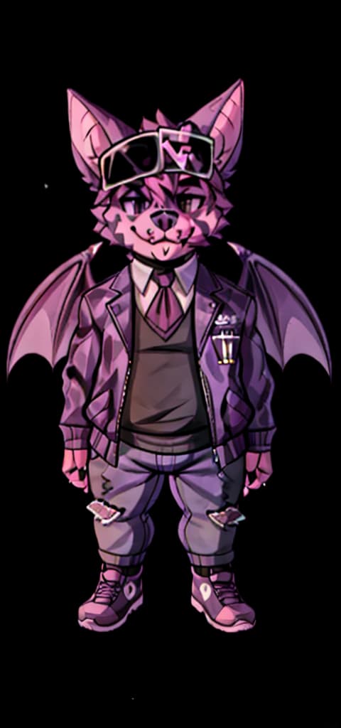  cool fluffy bat guy, <lora:gta5artworkdiffusion:1>