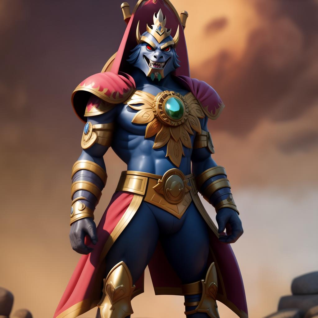  Evil emperor (Fortnite), full body, open eyes, masterpiece, 4k, fine details,