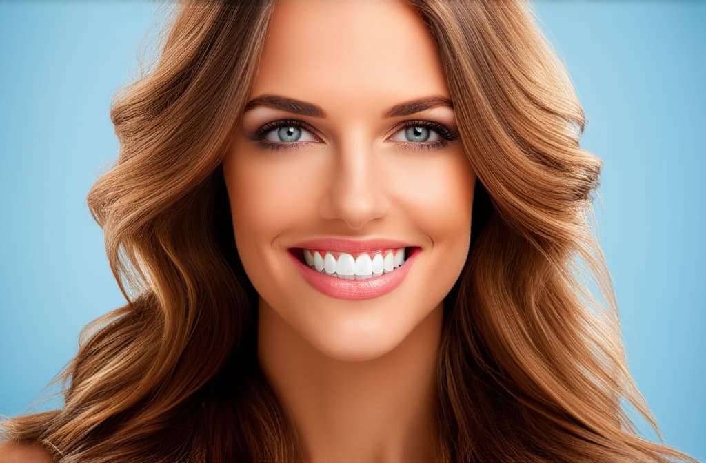  stock photo of a beautiful woman for dental advertising ar 3:2 {prompt}, maximum details