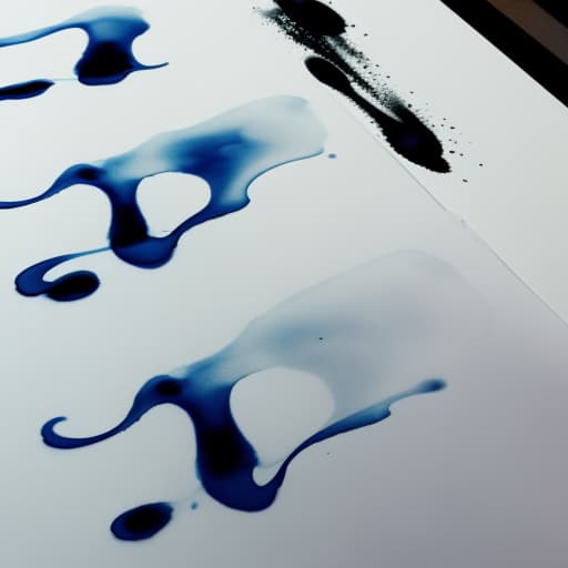  Ink in water