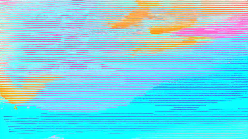  flat illustration, flaticon, (illustration:1.15), wavy pink lines with orange and blue splashes ar 16:9, [cory loftis, strobist, pascal campion :: 0.2]