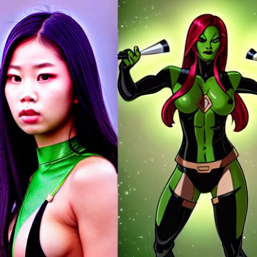  Jennie Kim as Gamora