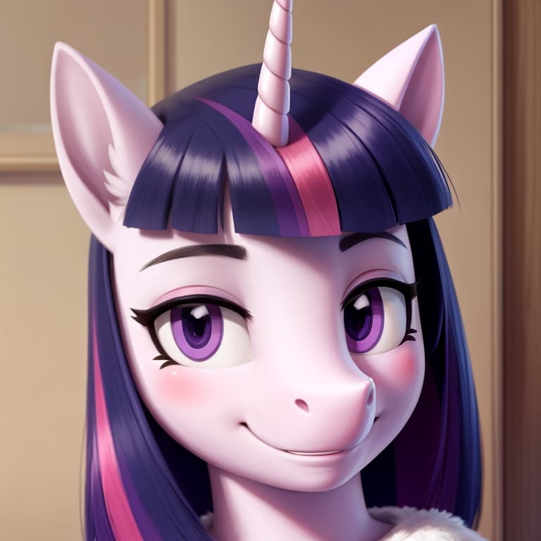  score_9, score_8_up, score_7_up, score_6_up, score_5_up, score_4_up, pixel art, detailed, beautiful, detailed fur, Twilight Sparkle, pony, unicorn, smiling, smug, open eyes, masterpiece, 4k, fine details,