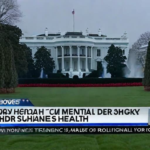  White House announces rule that would cut insurance red tape over mental health and substance use disorder care hyperrealistic, full body, detailed clothing, highly detailed, cinematic lighting, stunningly beautiful, intricate, sharp focus, f/1. 8, 85mm, (centered image composition), (professionally color graded), ((bright soft diffused light)), volumetric fog, trending on instagram, trending on tumblr, HDR 4K, 8K