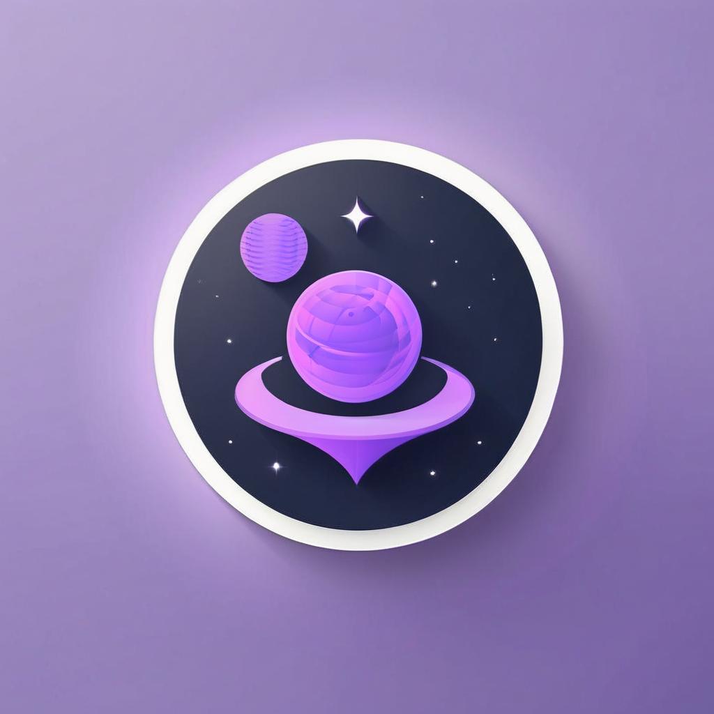  app icon, 2d illustration, vector, purple, minimalist, moon hyperrealistic, full body, detailed clothing, highly detailed, cinematic lighting, stunningly beautiful, intricate, sharp focus, f/1. 8, 85mm, (centered image composition), (professionally color graded), ((bright soft diffused light)), volumetric fog, trending on instagram, trending on tumblr, HDR 4K, 8K