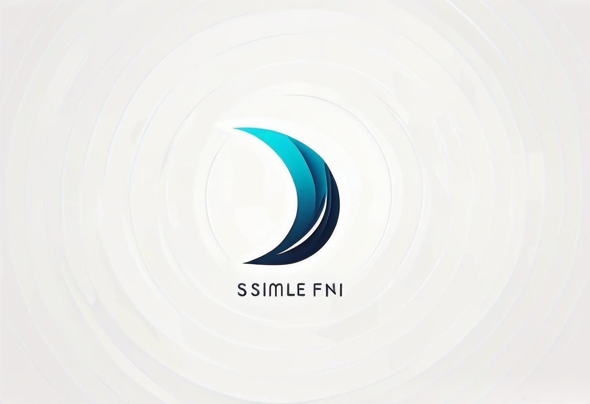  minimalist style simplified logo, vector logo, simple, stylish, minimalistic, minimalistic logo in the form of a fish fin, abstraction . simple, clean, uncluttered, modern, elegant