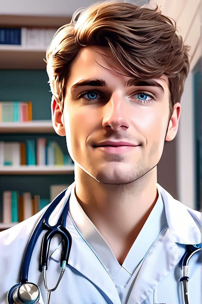  draw me a picture reflecting first day as year 4 medical student about to start clinical placement , 4k