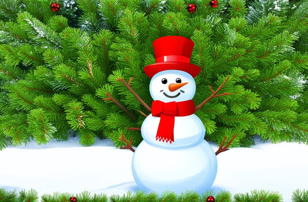  winter background with snowman and copy space ar 3:2 {prompt}, maximum details