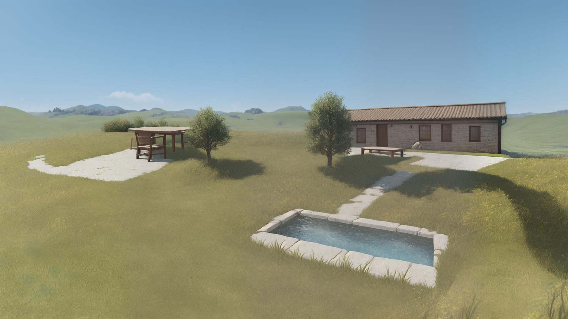  masterpiece, best quality, best quality, masterpiece, 8k resolution, realistic, highly detailed textures. reallistic grass