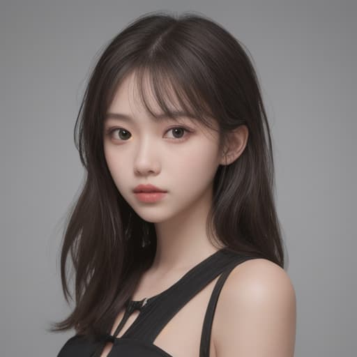  girl, best quality, solo, headshot, simple background