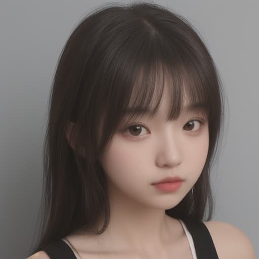  girl, best quality, solo, headshot, simple background