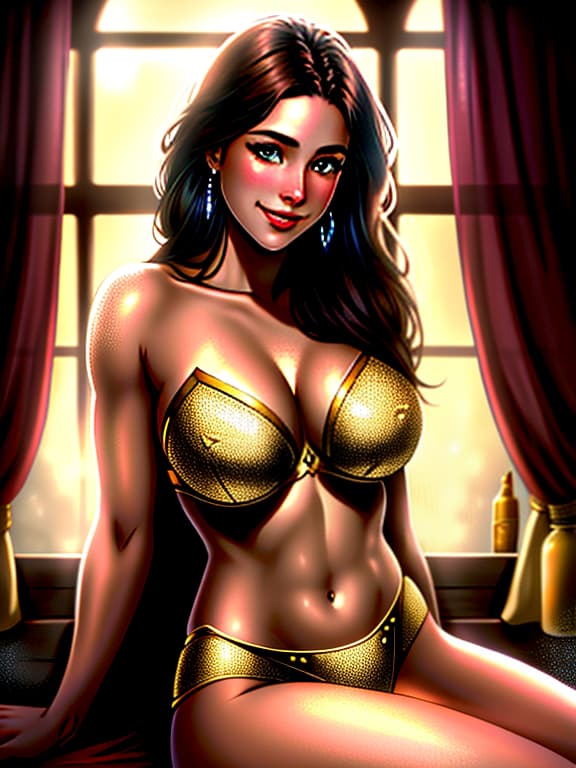  lae'zel from baldur's gate 3, showered, showered in bashkiria, drinking beer,, photorealistic, hyperrealistic, hyperdetailed, analog style, demure, detailed skin, pores, smirk, smiling eyes, matte skin, soft lighting, subsurface scattering, realistic, heavy shadow, masterpiece, best quality, ultra realistic, 8k, golden ratio, intricate, high detail, film photography, soft focus